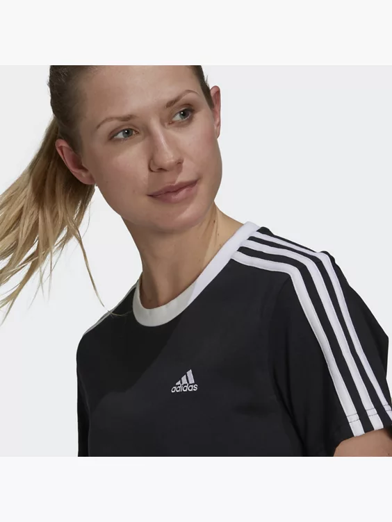 Adidas Essentials 3-Streifen T-Shirt 4 Adidas Essentials 3-Streifen T-Shirt – Bild 2