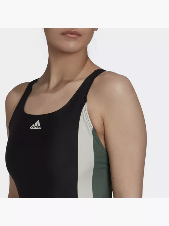 Adidas Colorblock Badeanzug 4 Adidas Colorblock Badeanzug – Bild 2