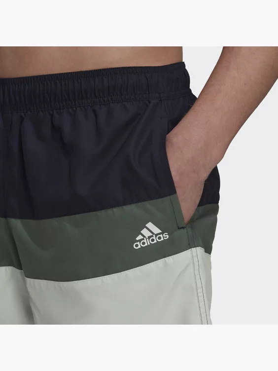 Adidas Short-Length Colorblock Badeshorts 4 Adidas Short-Length Colorblock Badeshorts – Bild 2