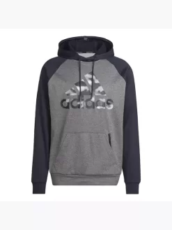 Adidas AEROREADY Game And Go Camo Logo Hoodie