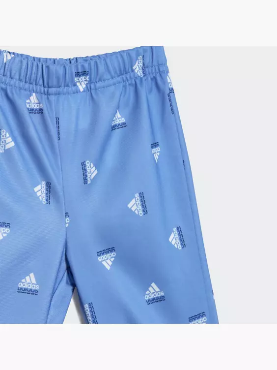 Adidas Brandlove Shiny Polyester Trainingsanzug 6 Adidas Brandlove Shiny Polyester Trainingsanzug – Bild 4