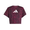 Adidas AEROREADY Animal-Print T-Shirt 2 Adidas AEROREADY Animal-Print T-Shirt -Familien Mode Verkauf 8012 IC0357 P