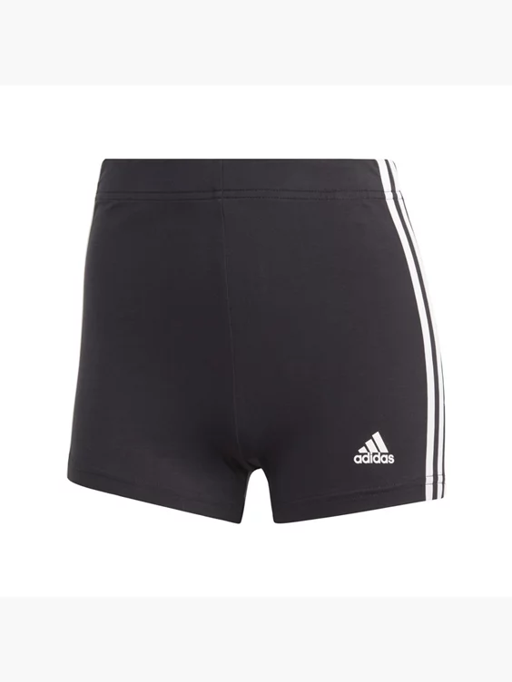 Adidas Essentials 3-Streifen Single Jersey Booty Shorts 3 Adidas Essentials 3-Streifen Single Jersey Booty Shorts