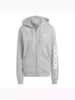 Adidas Essentials Linear French Terry Kapuzenjacke