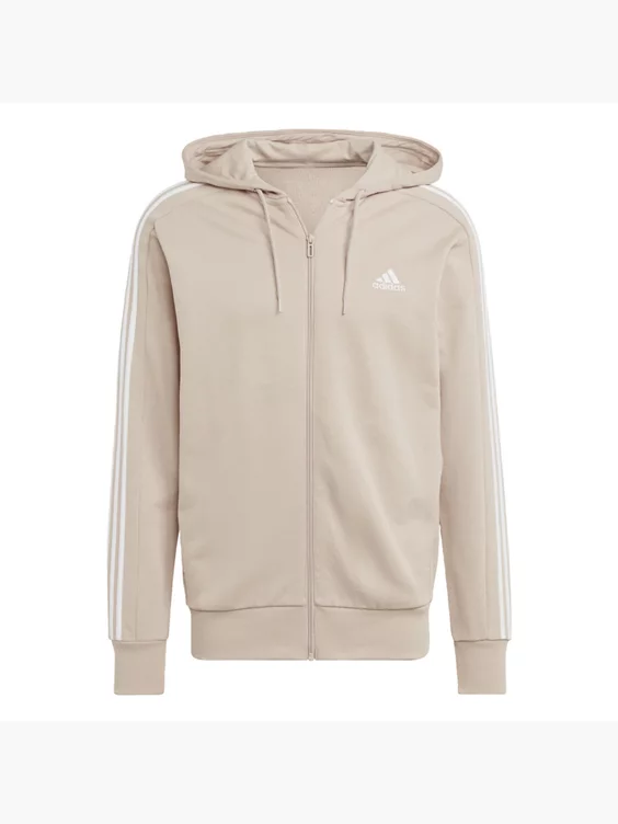 Adidas Essentials French Terry 3-Streifen Kapuzenjacke 3 Adidas Essentials French Terry 3-Streifen Kapuzenjacke