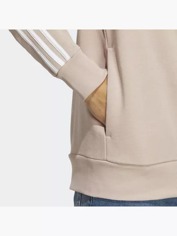 Adidas Essentials French Terry 3-Streifen Kapuzenjacke 5 Adidas Essentials French Terry 3-Streifen Kapuzenjacke – Bild 3